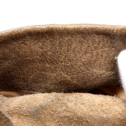 trippen トリッペン TRAMP CAMEL サイドレースアップブーツ シューズ レディース キャメル 36 シューズ 36