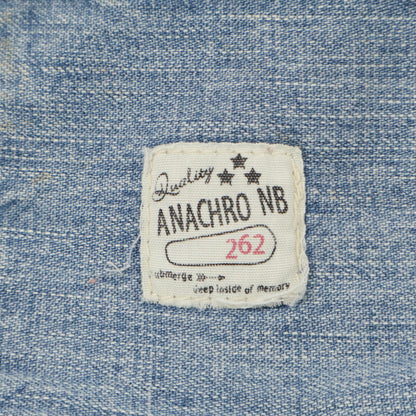 anachronorm アナクロノーム ｸﾗｯｼｭ加工 ﾍﾟｲﾝﾀｰﾃﾞﾆﾑ ボトムス 34