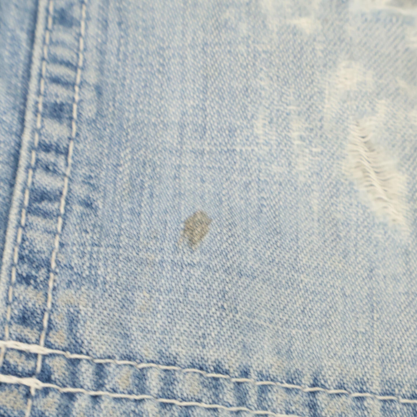 anachronorm アナクロノーム ｸﾗｯｼｭ加工 ﾍﾟｲﾝﾀｰﾃﾞﾆﾑ ボトムス 34