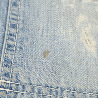 anachronorm アナクロノーム ｸﾗｯｼｭ加工 ﾍﾟｲﾝﾀｰﾃﾞﾆﾑ ボトムス 34