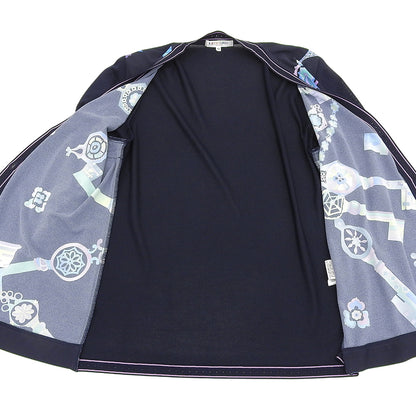 マルチカラープリント カーディガン レディース ネイビー 42 トップス 42