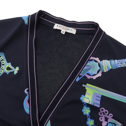 マルチカラープリント カーディガン レディース ネイビー 42 トップス 42