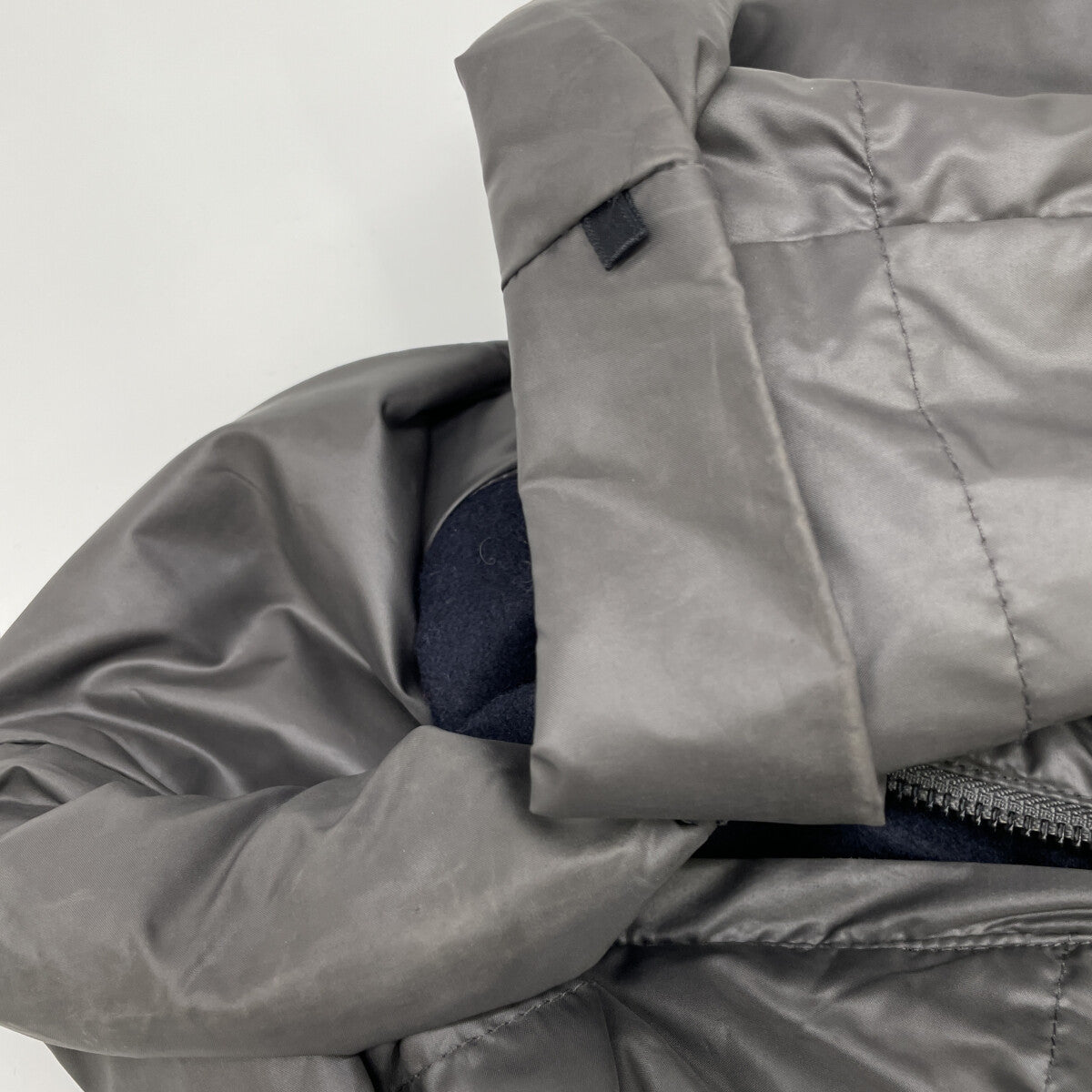 cube-cube キューブ-キューブ 異素材 ウール ミックスAラインダウンコート コート 42