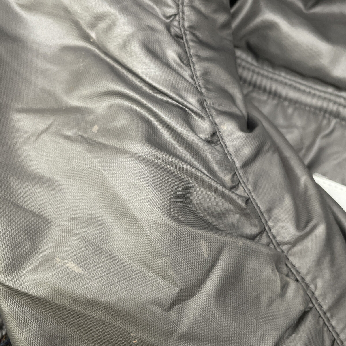 cube-cube キューブ-キューブ 異素材 ウール ミックスAラインダウンコート コート 42