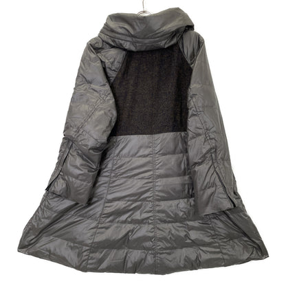 cube-cube キューブ-キューブ 異素材 ウール ミックスAラインダウンコート コート 42