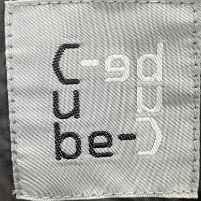 cube-cube キューブ-キューブ 異素材 ウール ミックスAラインダウンコート コート 42