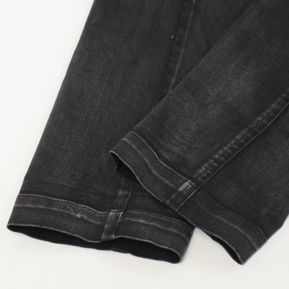 芽風 ﾌﾞﾗｯｸﾃﾞﾆﾑ風 ｱﾀﾘ加工 ｼﾞｯﾌﾟｱｯﾌﾟ変形ｺｰﾄ ジャケット 38