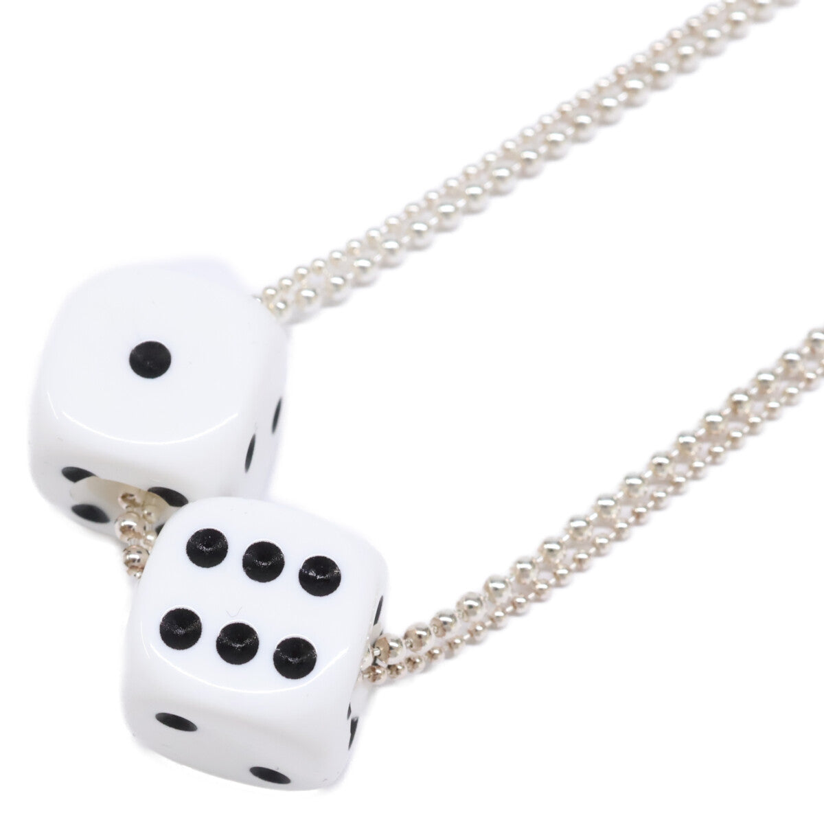 DAN ダン 【美品】925 ダイス ボールチェーン ネックレス