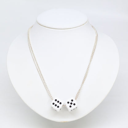 DAN ダン 【美品】925 ダイス ボールチェーン ネックレス