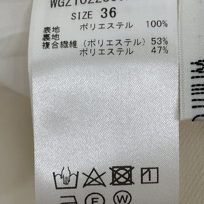 Whim Gazette ウィムガゼット WGZ1022309A0011 ｵﾌﾎﾜｲﾄ Vｼﾞｬﾝｽｶﾜﾝﾋﾟｰｽ ワンピース 36