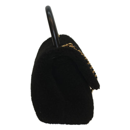 CHANEL シャネル A92990 23番 黒 ｺｺﾊﾝﾄﾞﾙXS 24 ﾑｰﾄﾝ ｼｱﾘﾝｸﾞﾌｧｰ ﾁｪｰﾝﾊﾞｯｸﾞ ショルダーバッグ