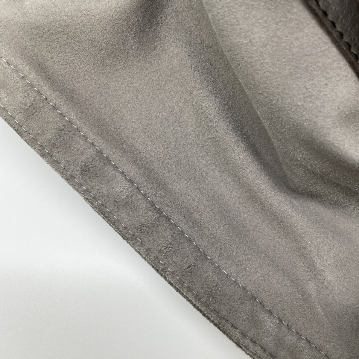 RUFFO ルッフォ 24-18-0361-695 ｸﾞﾚｰ ｽｴｰﾄﾞｺﾞｰﾄﾚｻﾞｰ ﾍﾞｰｽﾎﾞｰﾙｼﾞｬｹｯﾄ ジャケット 50