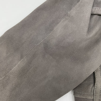 RUFFO ルッフォ 24-18-0361-695 ｸﾞﾚｰ ｽｴｰﾄﾞｺﾞｰﾄﾚｻﾞｰ ﾍﾞｰｽﾎﾞｰﾙｼﾞｬｹｯﾄ ジャケット 50