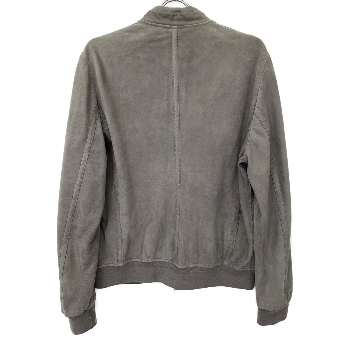 RUFFO ルッフォ 24-18-0361-695 ｸﾞﾚｰ ｽｴｰﾄﾞｺﾞｰﾄﾚｻﾞｰ ﾍﾞｰｽﾎﾞｰﾙｼﾞｬｹｯﾄ ジャケット 50