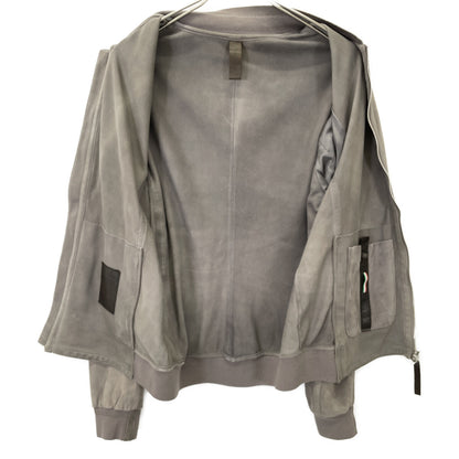 RUFFO ルッフォ 24-18-0361-695 ｸﾞﾚｰ ｽｴｰﾄﾞｺﾞｰﾄﾚｻﾞｰ ﾍﾞｰｽﾎﾞｰﾙｼﾞｬｹｯﾄ ジャケット 50