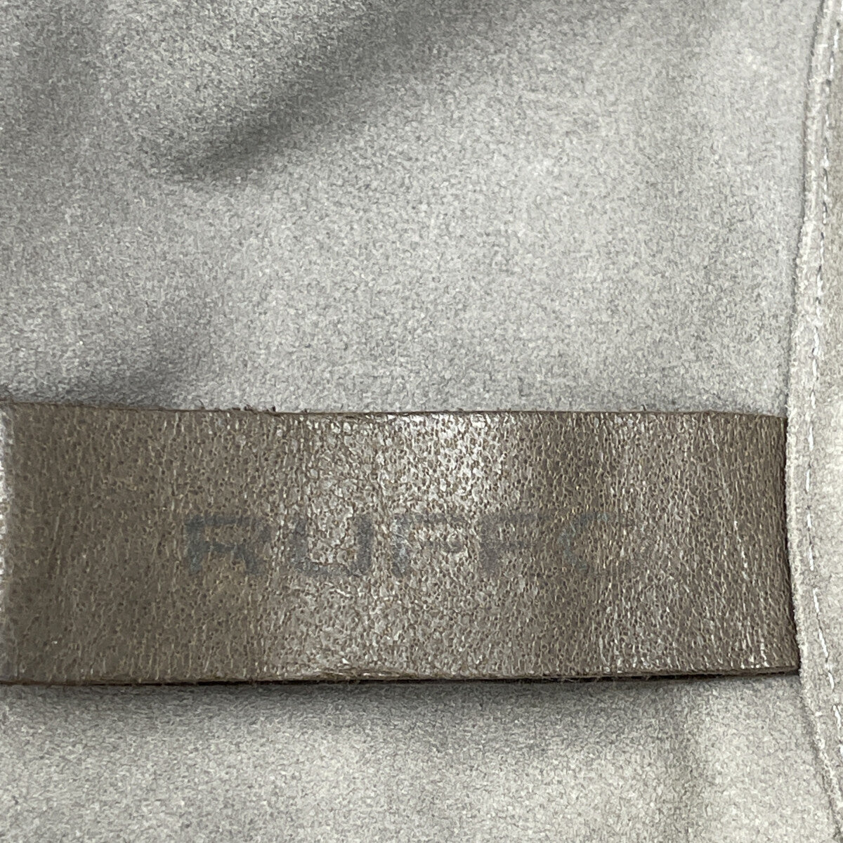 RUFFO ルッフォ 24-18-0361-695 ｸﾞﾚｰ ｽｴｰﾄﾞｺﾞｰﾄﾚｻﾞｰ ﾍﾞｰｽﾎﾞｰﾙｼﾞｬｹｯﾄ ジャケット 50