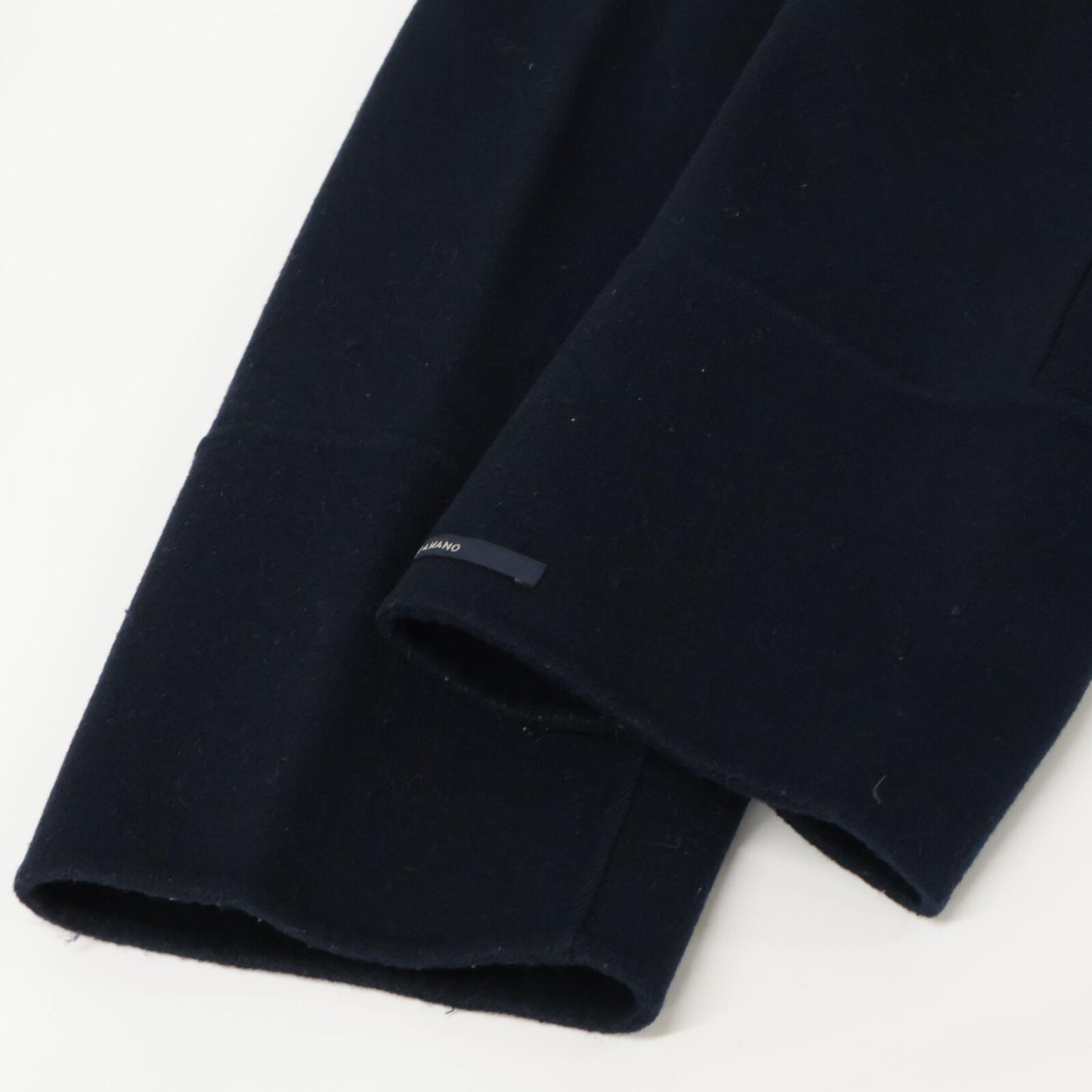 S MaxMara エスマックスマーラ 【ｸﾁｰﾄｱﾏﾉｰﾉ】90860189 ﾈｲﾋﾞｰ ﾍﾞﾙﾃｯﾄﾞﾀﾞﾌﾞﾙﾌｪｲｽｺｰﾄ コート 40