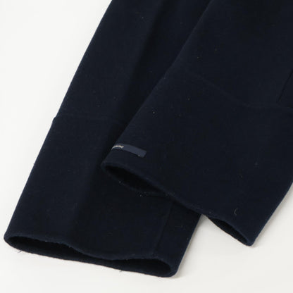 S MaxMara エスマックスマーラ 【ｸﾁｰﾄｱﾏﾉｰﾉ】90860189 ﾈｲﾋﾞｰ ﾍﾞﾙﾃｯﾄﾞﾀﾞﾌﾞﾙﾌｪｲｽｺｰﾄ コート 40