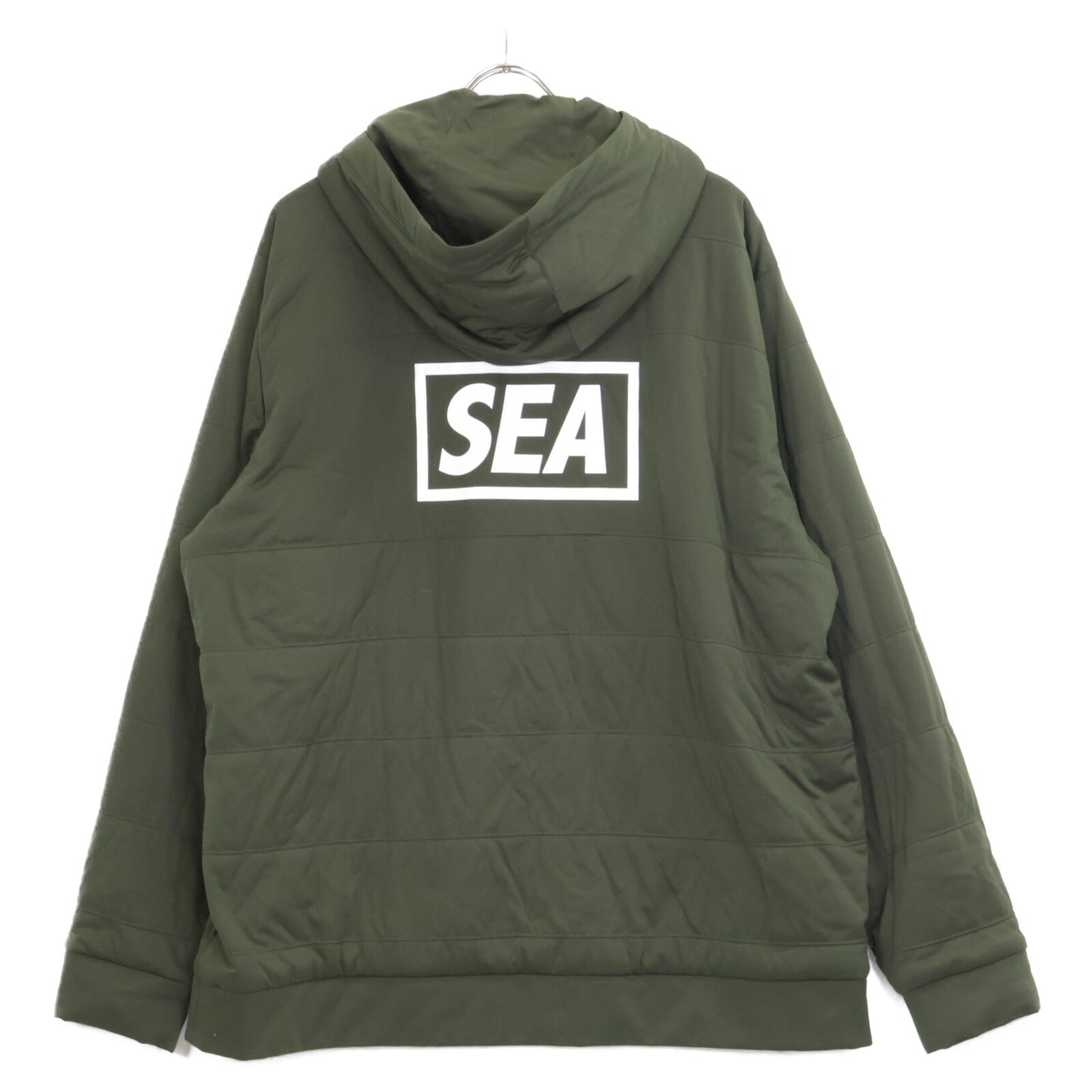 snowpeak スノーピーク ×WIND AMD SEA ｶｰｷ FLEXIBLE INSULATED PULL-HOODIE トップス XL