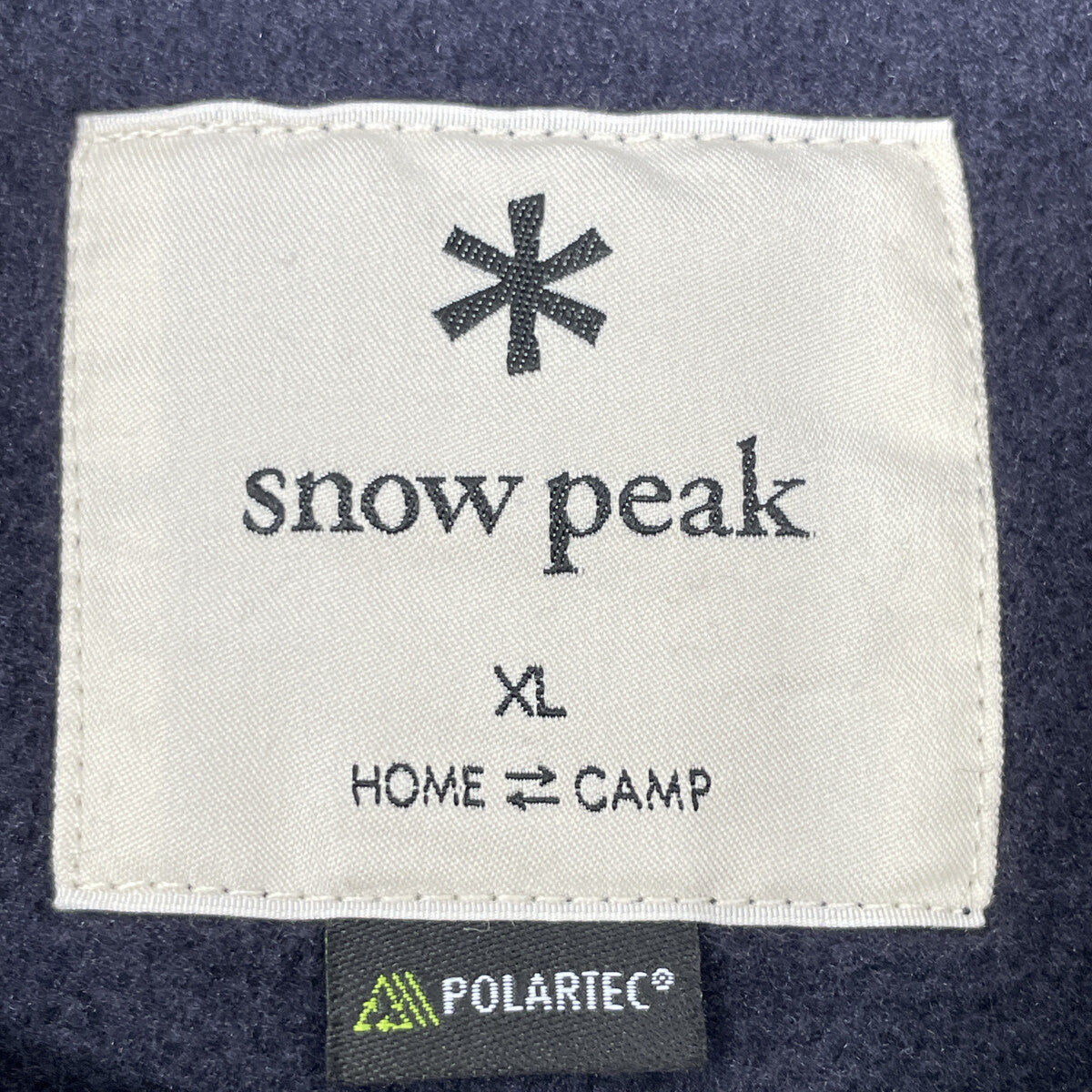 snowpeak スノーピーク ×WIND AMD SEA ﾈｲﾋﾞｰ ﾌﾘｰｽ ﾌﾟﾙｵｰﾊﾞｰ トップス XL