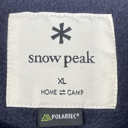 snowpeak スノーピーク ×WIND AMD SEA ﾈｲﾋﾞｰ ﾌﾘｰｽ ﾌﾟﾙｵｰﾊﾞｰ トップス XL