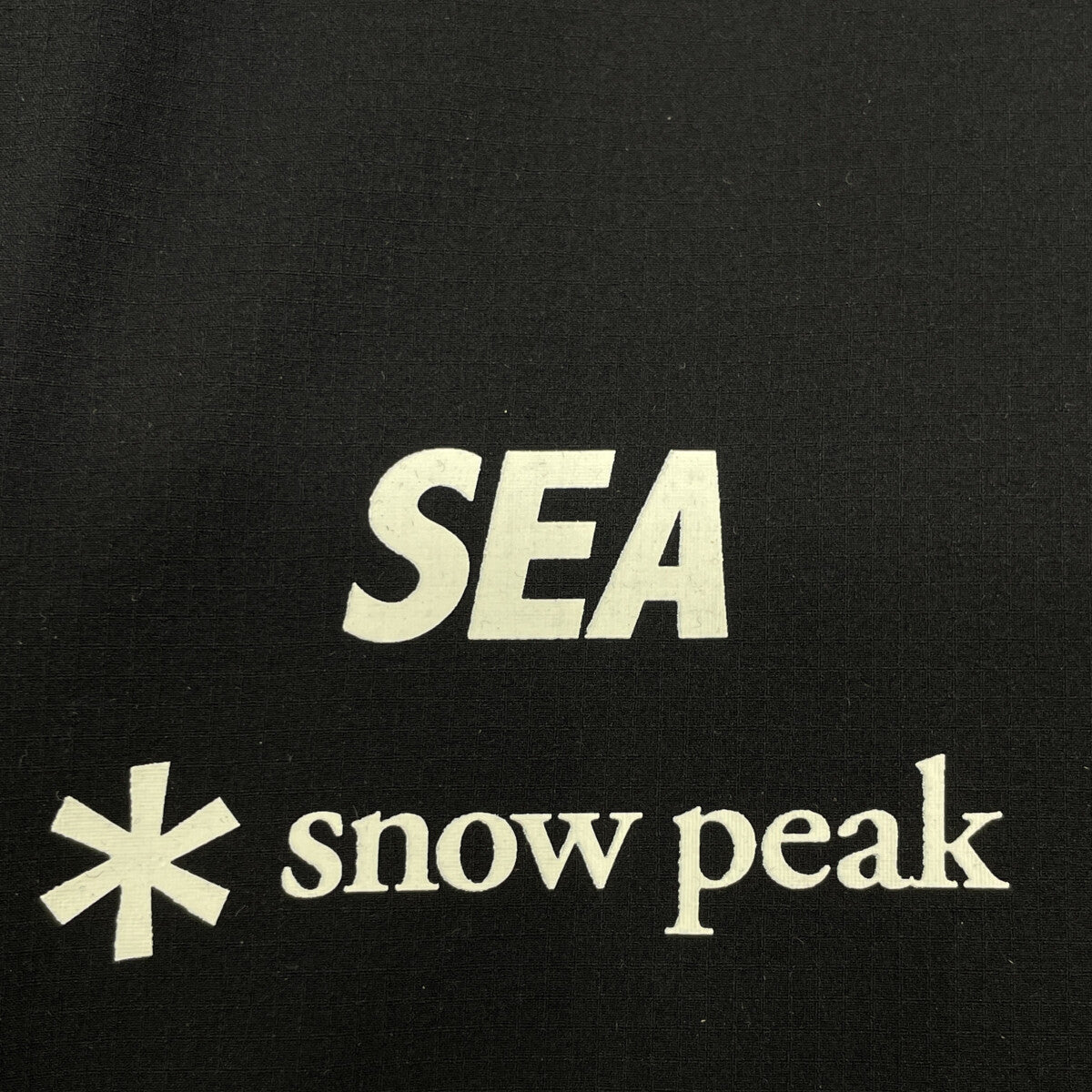 snowpeak スノーピーク ×WIND AMD SEA ﾈｲﾋﾞｰ ﾌﾘｰｽ ﾌﾟﾙｵｰﾊﾞｰ トップス XL