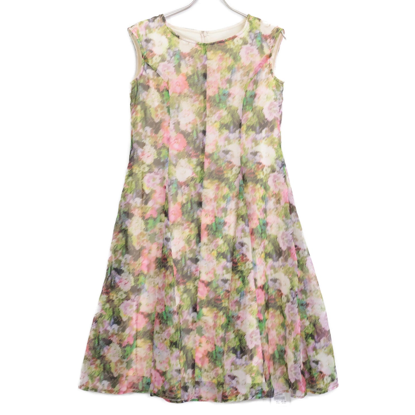 Audie a Muses オーディアミューズ ﾏﾙﾁｶﾗｰ 83015-512 総柄ﾜﾝﾋﾟｰｽ ワンピース 38