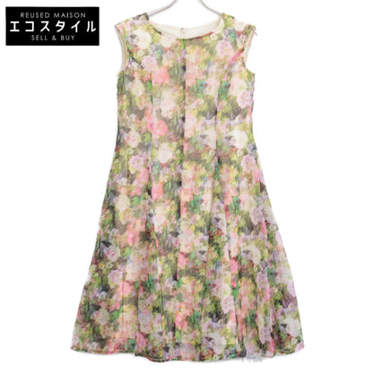 Audie a Muses オーディアミューズ ﾏﾙﾁｶﾗｰ 83015-512 総柄ﾜﾝﾋﾟｰｽ ワンピース 38