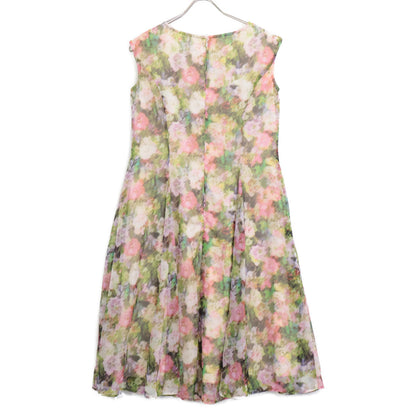 Audie a Muses オーディアミューズ ﾏﾙﾁｶﾗｰ 83015-512 総柄ﾜﾝﾋﾟｰｽ ワンピース 38