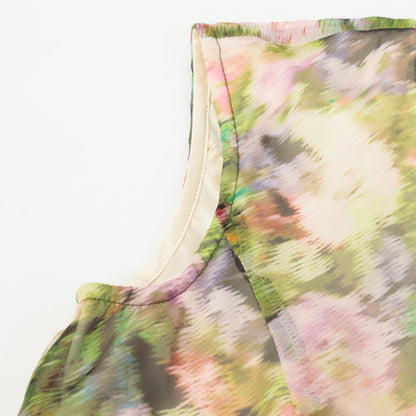 Audie a Muses オーディアミューズ ﾏﾙﾁｶﾗｰ 83015-512 総柄ﾜﾝﾋﾟｰｽ ワンピース 38