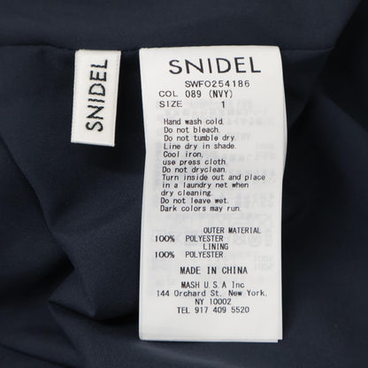 snidel スナイデル 25AW ﾈｲﾋﾞｰ SWFO254186 ﾄﾞﾚｰﾌﾟﾅﾛｰｷｬﾐﾜﾝﾋﾟｰｽ ワンピース 1