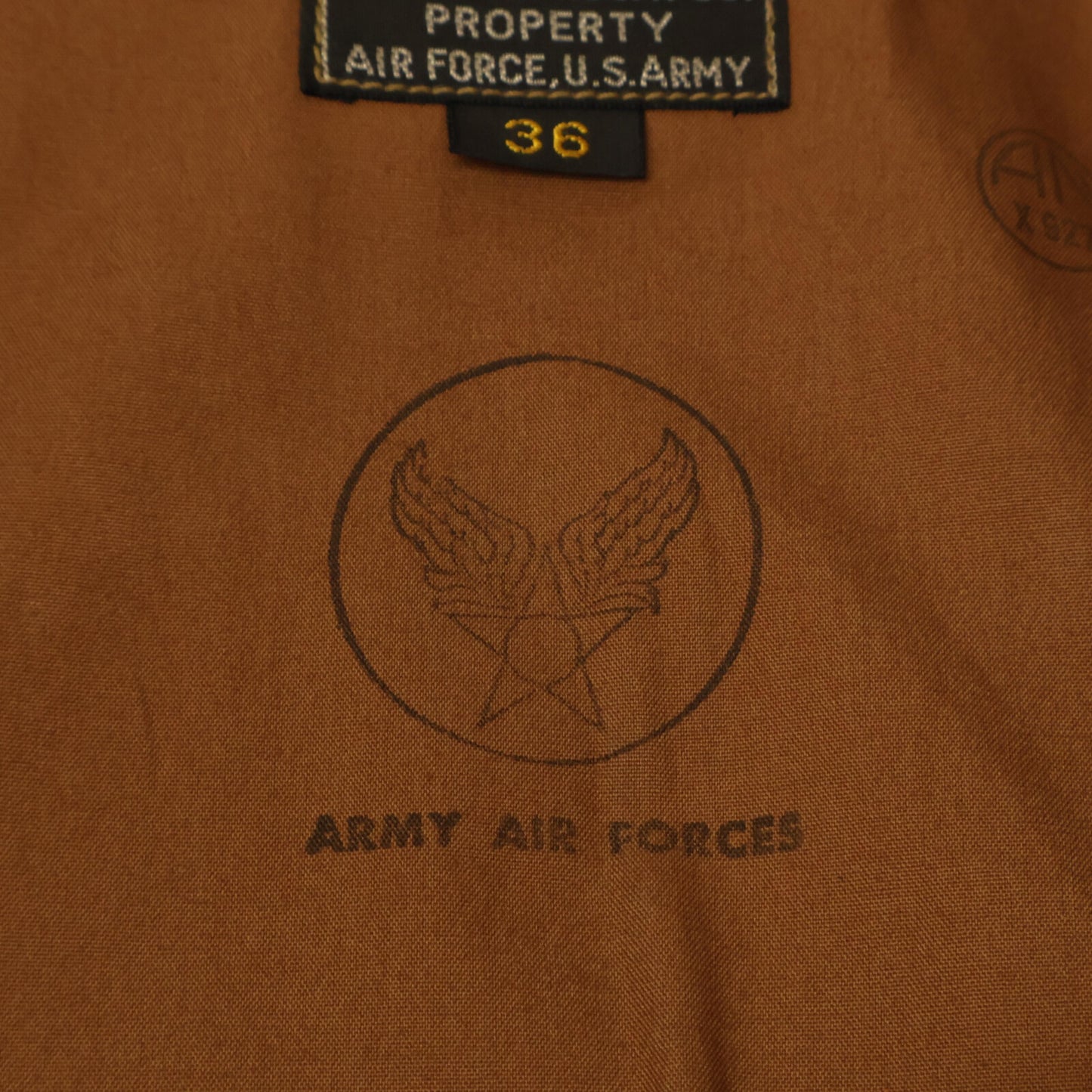 BUZZ RICKSON'S バズリクソンズ BR80324 CABLE RAINCOAT CO. A-2 ゴートレザー フライト ジャケット 36