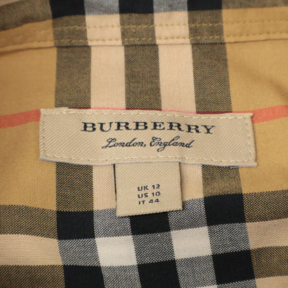 BURBERRY バーバリー ｳﾞｨﾝﾃｰｼﾞﾁｪｯｸ柄 ｼｬﾂ ﾜﾝﾋﾟｰｽ ワンピース 44