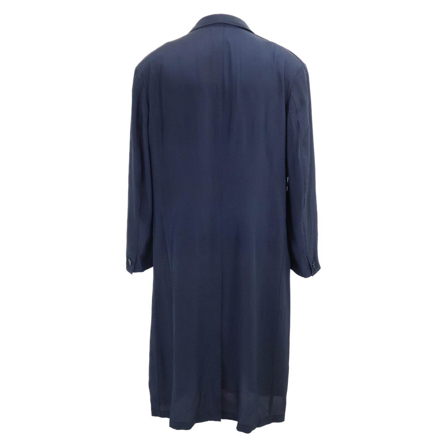 Yohji Yamamoto POUR HOMME ヨウジヤマモトプールオム HZ-J63-403 DE CI LOGWOOD A W-DOUBLE LAPEL ダブルラペル シルク100％ チェスター コート 3