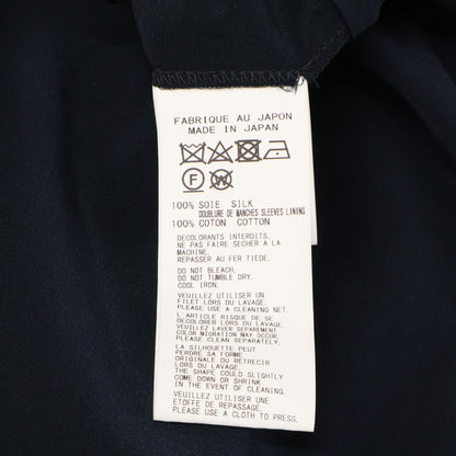 Yohji Yamamoto POUR HOMME ヨウジヤマモトプールオム HZ-J63-403 DE CI LOGWOOD A W-DOUBLE LAPEL ダブルラペル シルク100％ チェスター コート 3