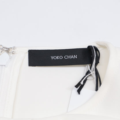 YOKOCHAN ヨーコチャン 【新品同様】YCB-325-497 ノースリーブボリュームラッフルブラウス/ トップス F