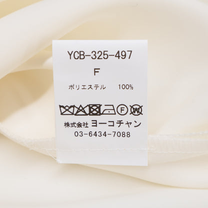YOKOCHAN ヨーコチャン 【新品同様】YCB-325-497 ノースリーブボリュームラッフルブラウス/ トップス F