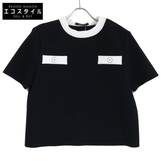 DAISY LIN デイジーリン 【新品同様】07379 Graceful Lady Knit Top 半袖ニットセーター/ トップス 40