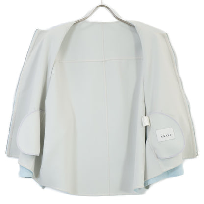 ANAYI アナイ ｶﾗｰﾘﾊﾞｰﾉｰｶﾗｰｼﾞｬｹｯﾄ ジャケット 38