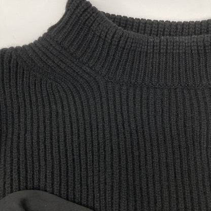 sacai サカイ 22-06327 Wool Knit×Chalk Stripe Dress ワンピース 1