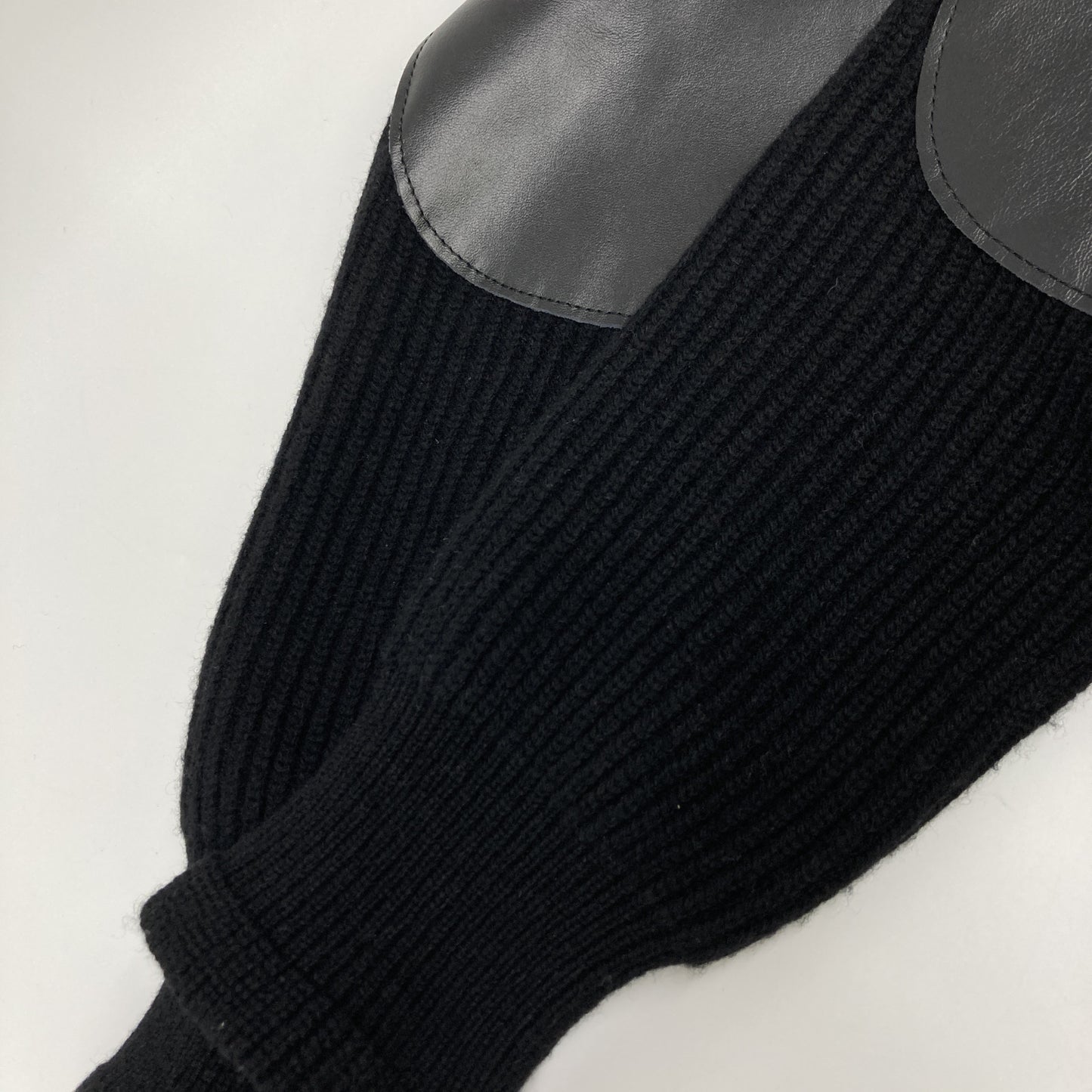 sacai サカイ 22-06327 Wool Knit×Chalk Stripe Dress ワンピース 1