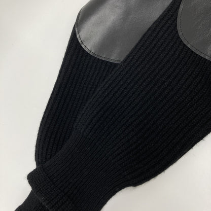 sacai サカイ 22-06327 Wool Knit×Chalk Stripe Dress ワンピース 1