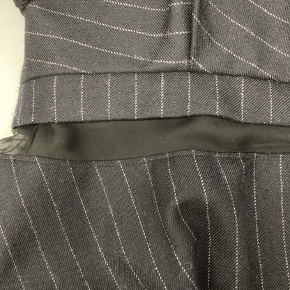 sacai サカイ 22-06327 Wool Knit×Chalk Stripe Dress ワンピース 1