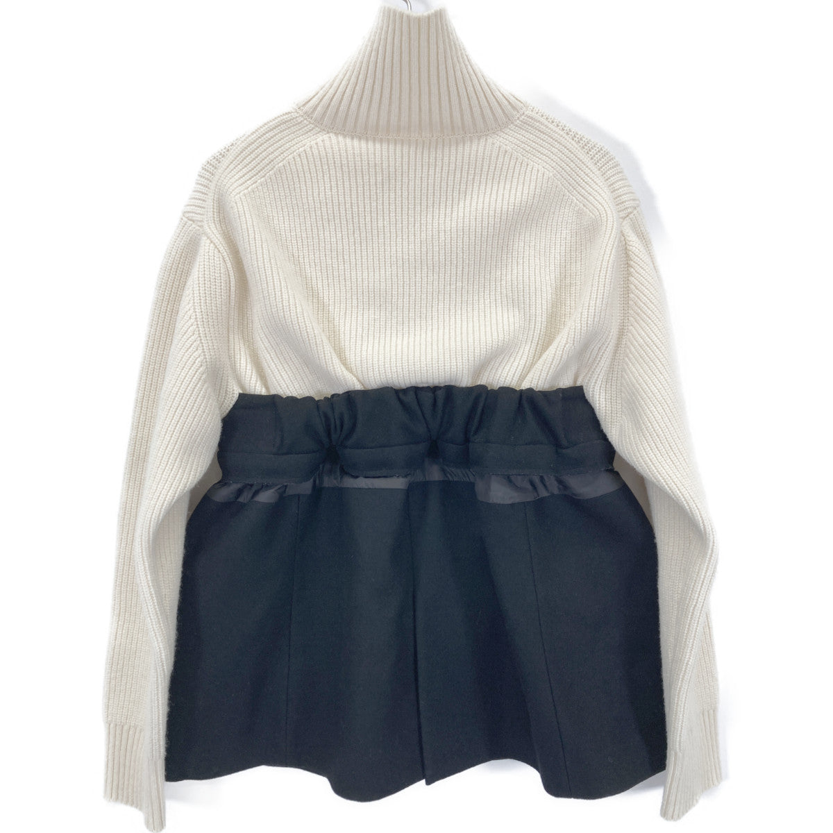 sacai サカイ 22-06387 Wool Melton Knit Jacket ジャケット