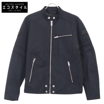 DIESEL ディーゼル 地面師 池田ｴﾗｲｻﾞ着用ﾓﾃﾞﾙ ﾌﾞﾗｯｸ ﾗｲﾀﾞｰｽｼﾞｬｹｯﾄ ジャケット Ｓ