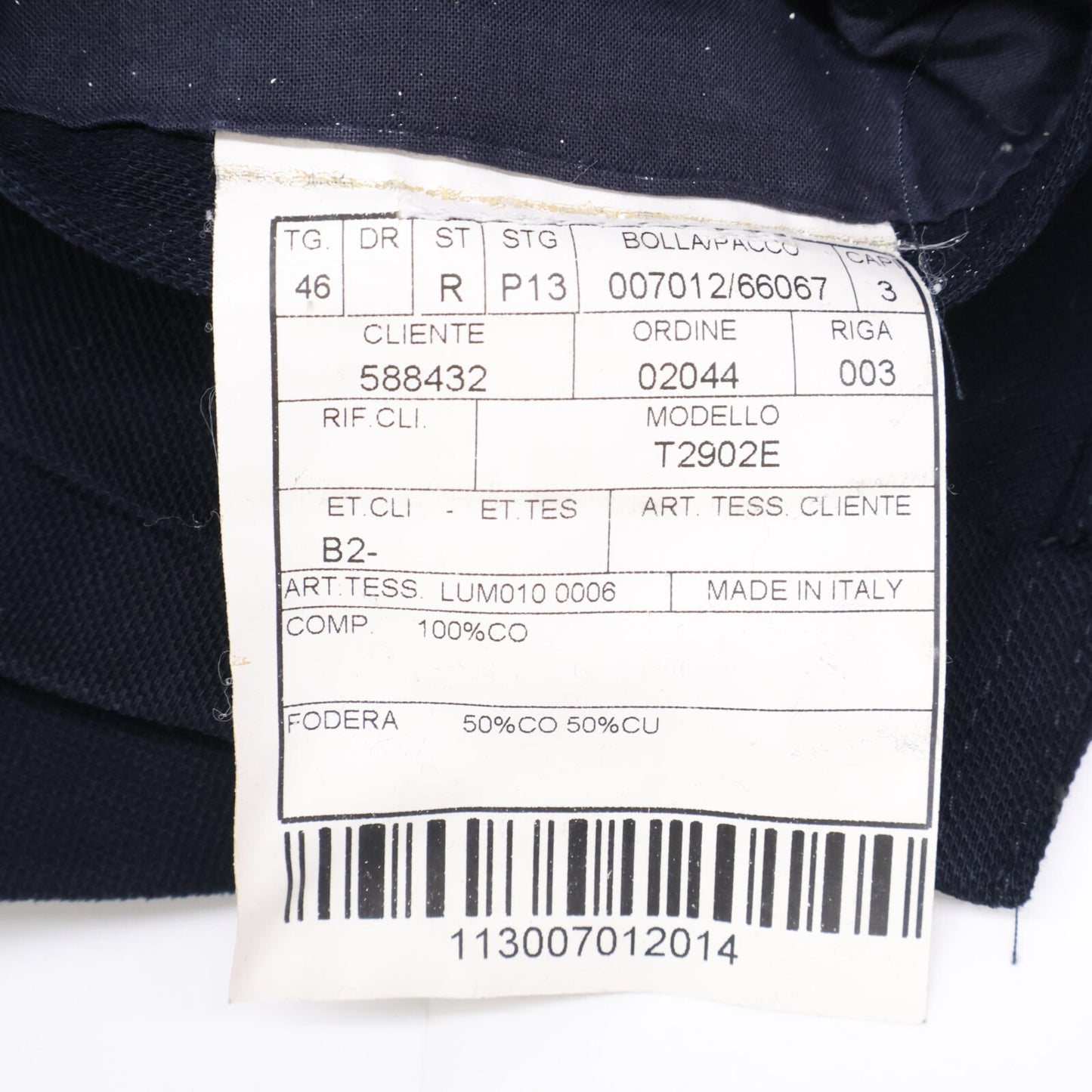 BOGLIOLI ボリオリ DOVERﾄﾞｰﾊﾞｰ ﾈｲﾋﾞｰ ｼﾞｬｰｼﾞｰｼﾞｬｹｯﾄ ジャケット 46