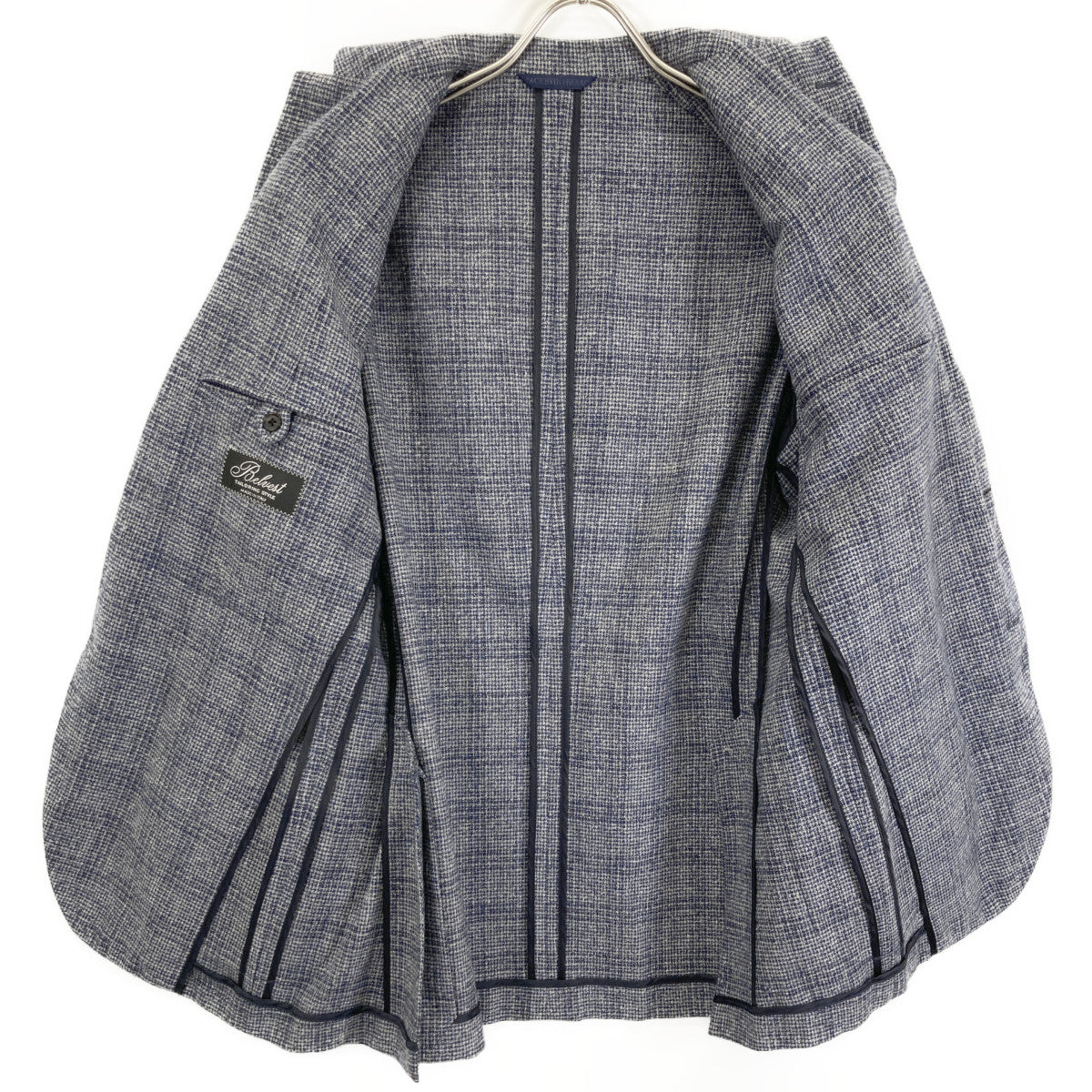 Belvest ベルベスト G10647 JACKET IN THE BOX ｶｼﾐﾔ混 ｼﾝｸﾞﾙｼﾞｬｹｯﾄ ジャケット 48