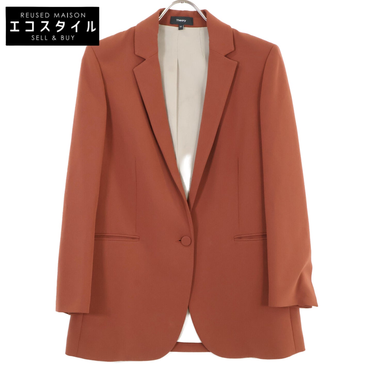 Theory セオリー ﾃﾗｺｯﾀ ｵｰﾊﾞｰｻｲｽﾞ 1Bｼﾞｬｹｯﾄ ジャケット OO