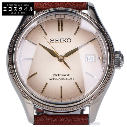 SEIKO セイコー 新品未使用 SARX135 プレザージュ クラシックシリーズ アップサイクルレザーストラップ メカニカル 自動巻き 腕時計