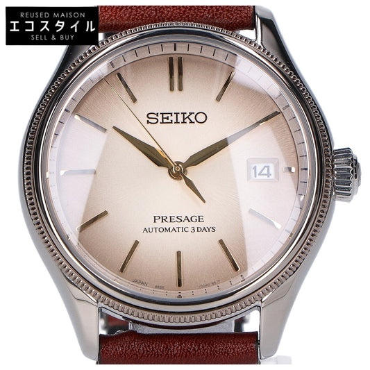 SEIKO セイコー 新品未使用 SARX135 プレザージュ クラシックシリーズ アップサイクルレザーストラップ メカニカル 自動巻き 腕時計